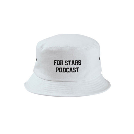 FSP Embroidered White Bucket Hat